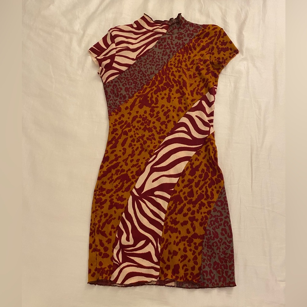 Animal Print Bodycon Dress